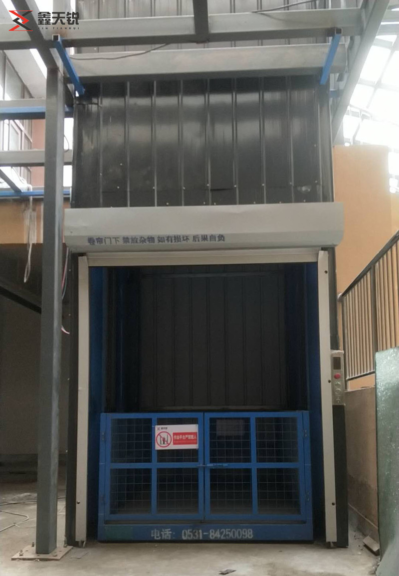 随州双轨双缸液压货梯